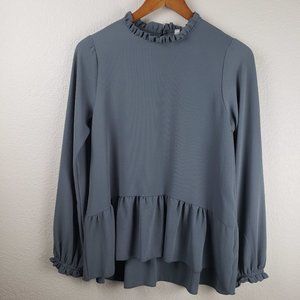 Orange Creek Charcoal Gray Blouse